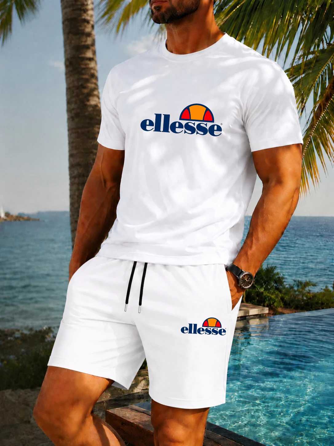 Quality Men'S Fashion - Nouvel ensemble deux pièces pour hommes,
