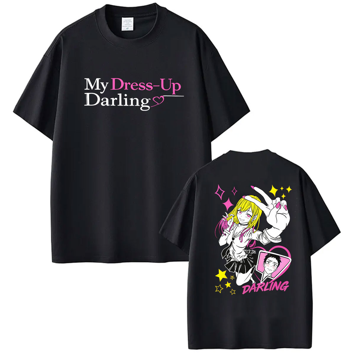 Mens Fashion Dress Shirts - T-shirt Anime My Dress-Up Darling Kitagawa