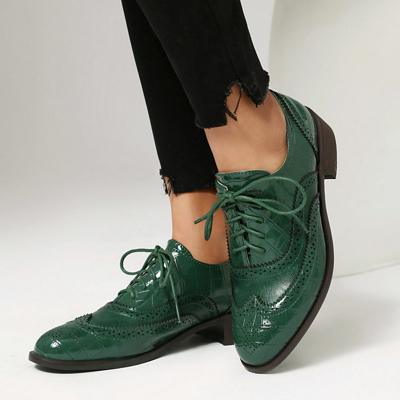 Oxford Shoes Brogue - Chaussures Oxford Brogue pour femmes à