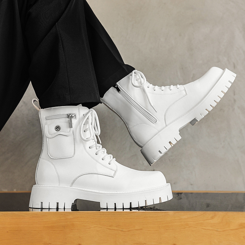 Mens Fashion Autumn 2025 - 2025 tendance hommes bottes baskets en