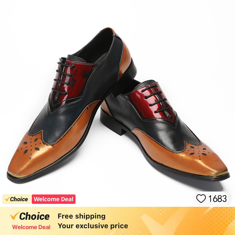 Oxford Shoes Brogue - OXFORD-Chaussures de Luxe en Cuir group