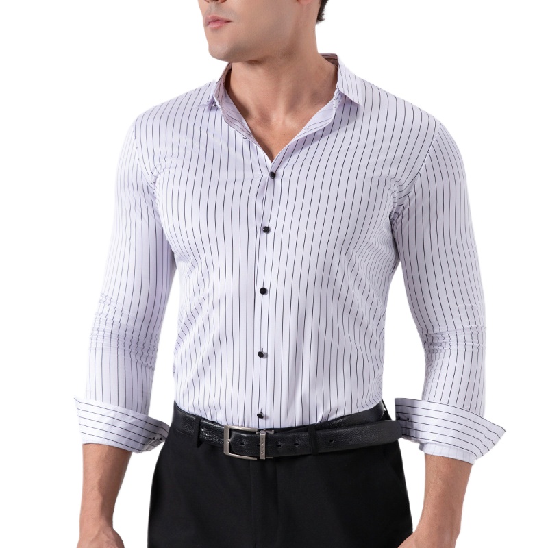 Mens Fashion Dress Shirts - Chemises habillées extensibles sans plis à