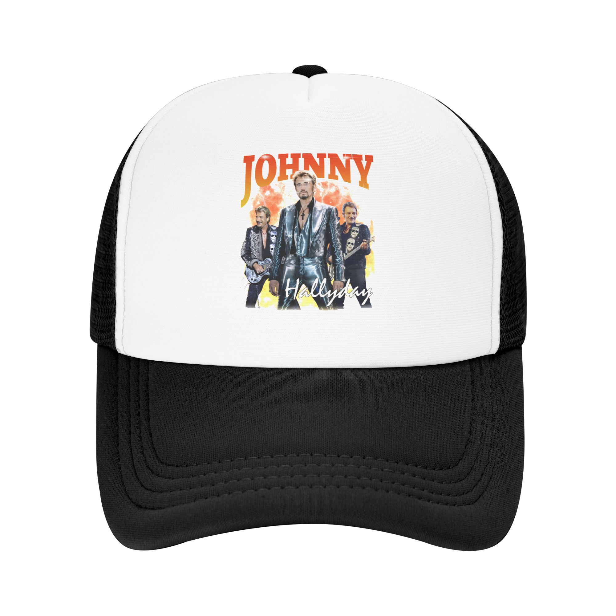 Trucker Hat Cap - Casquette de baseball Johnny Hallyday pour