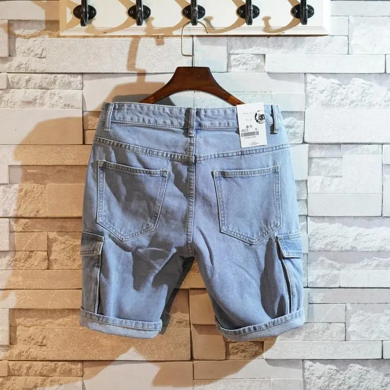 Jeans Pants Fashion Men - Jean court droit ample pour hommes,