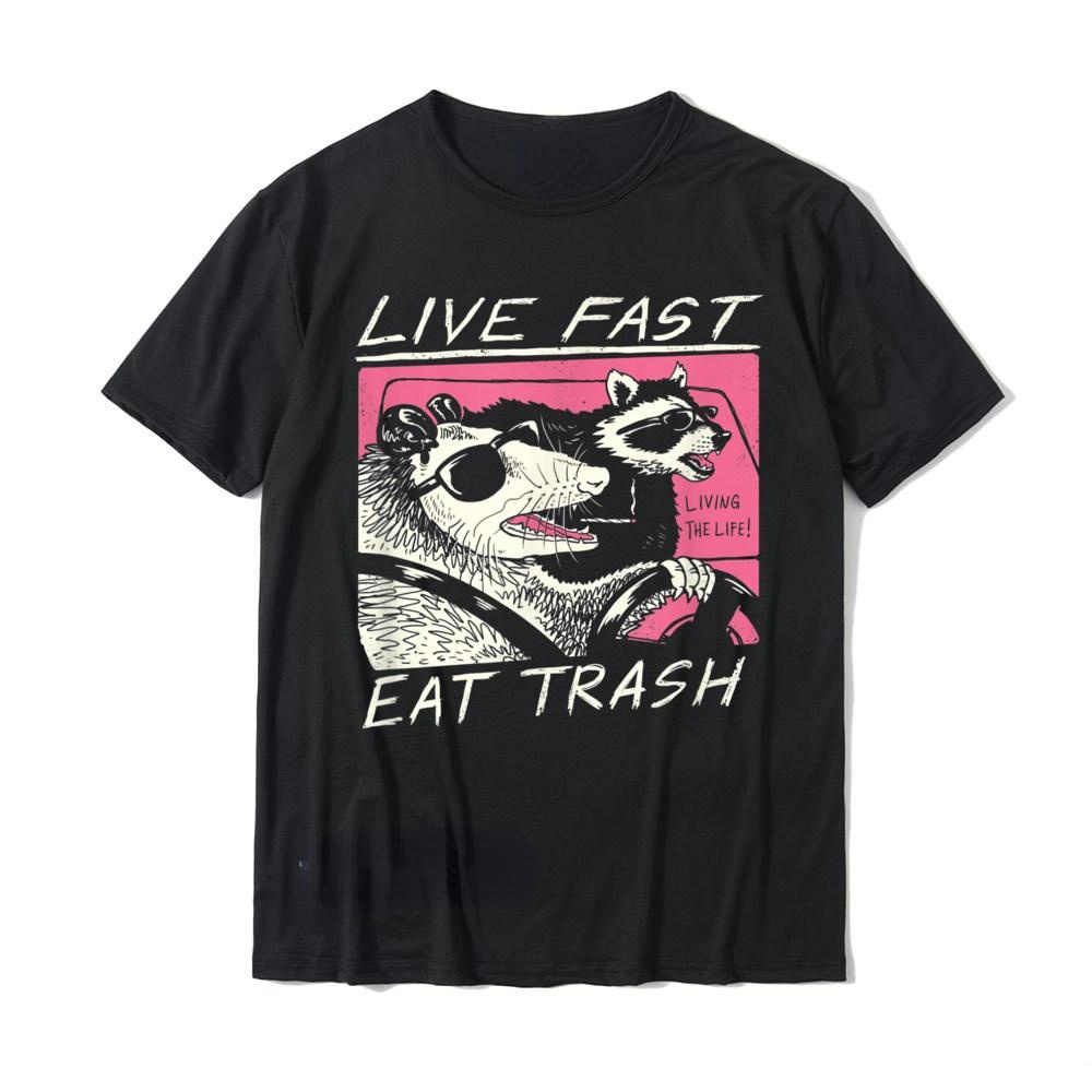 Graphic Tee Oversized - Vivez vite! Mangez des ordures! T-shirt