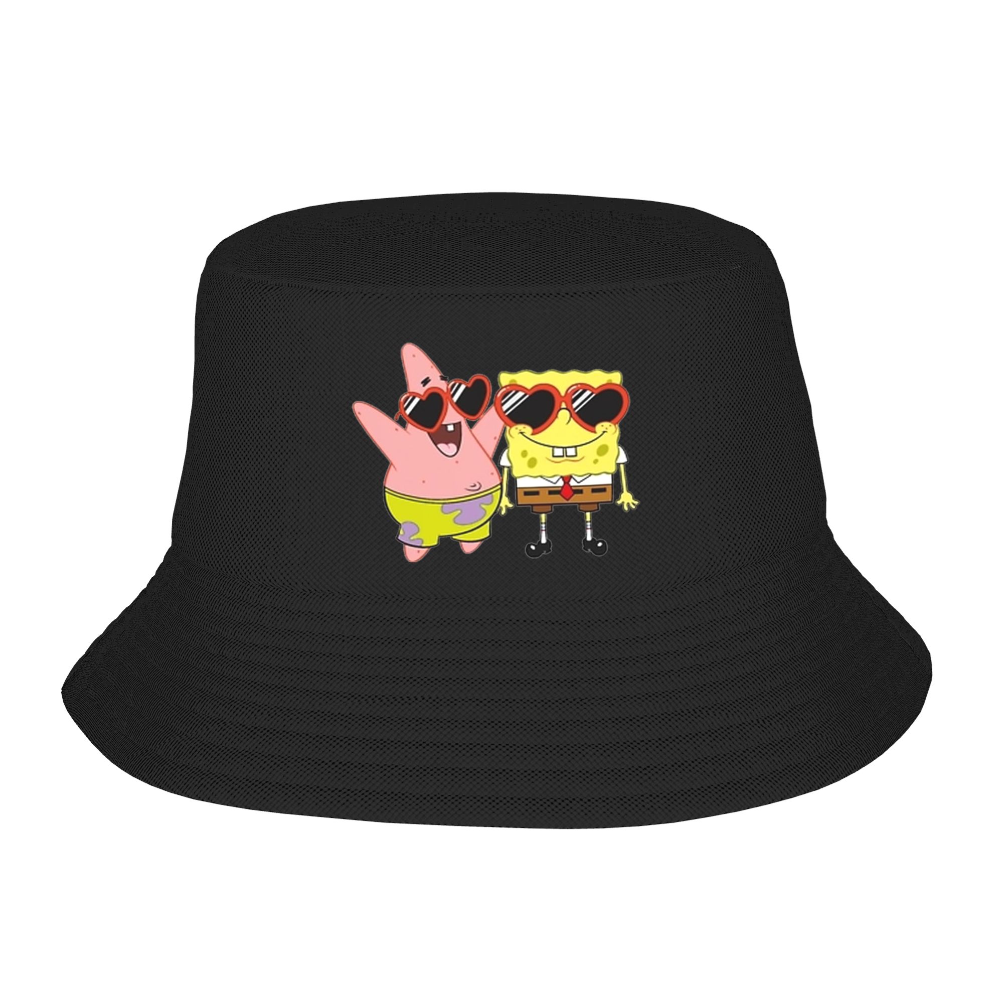 Mens Fashion Bucket Hat - Chapeau Bob de Bob l'éponge, style