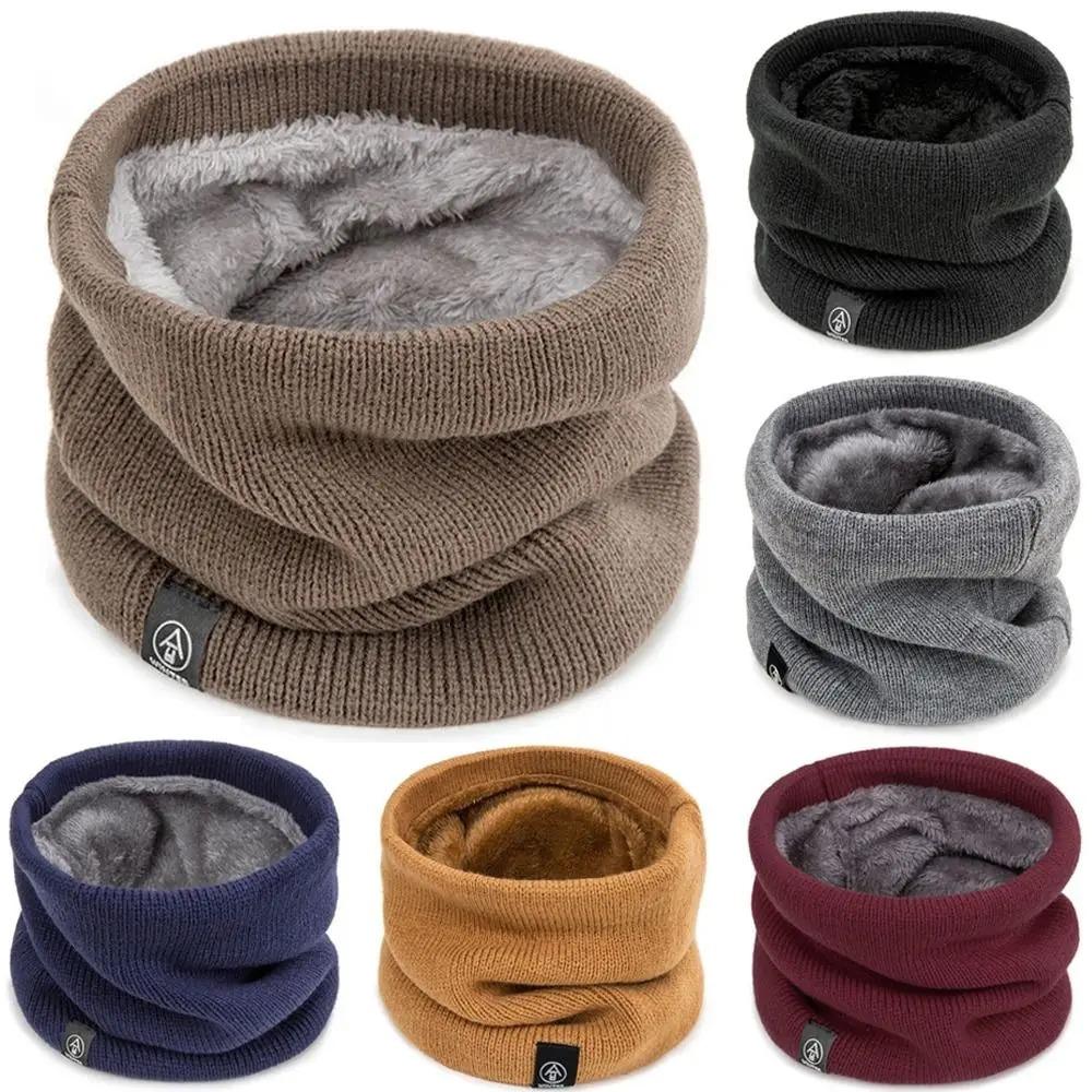 Men Scarf Wool - Mode femmes tricoté écharpe solide cachemire