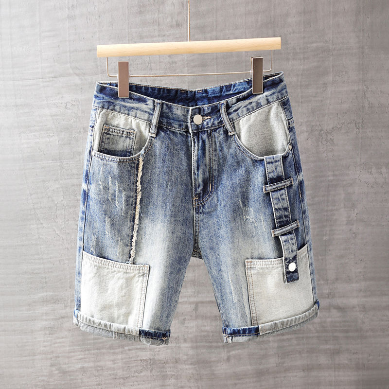 Jeans Pants Fashion Men - Jean court homme pantalon avec poches