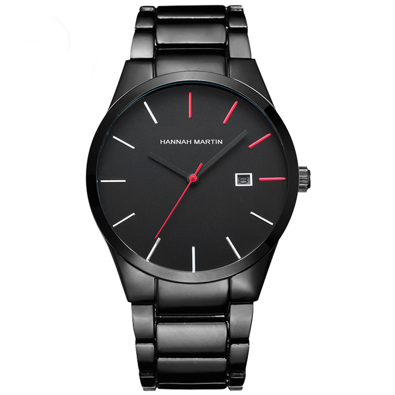 Fashion Men Vogue - Bracelet en acier inoxydable à Quartz