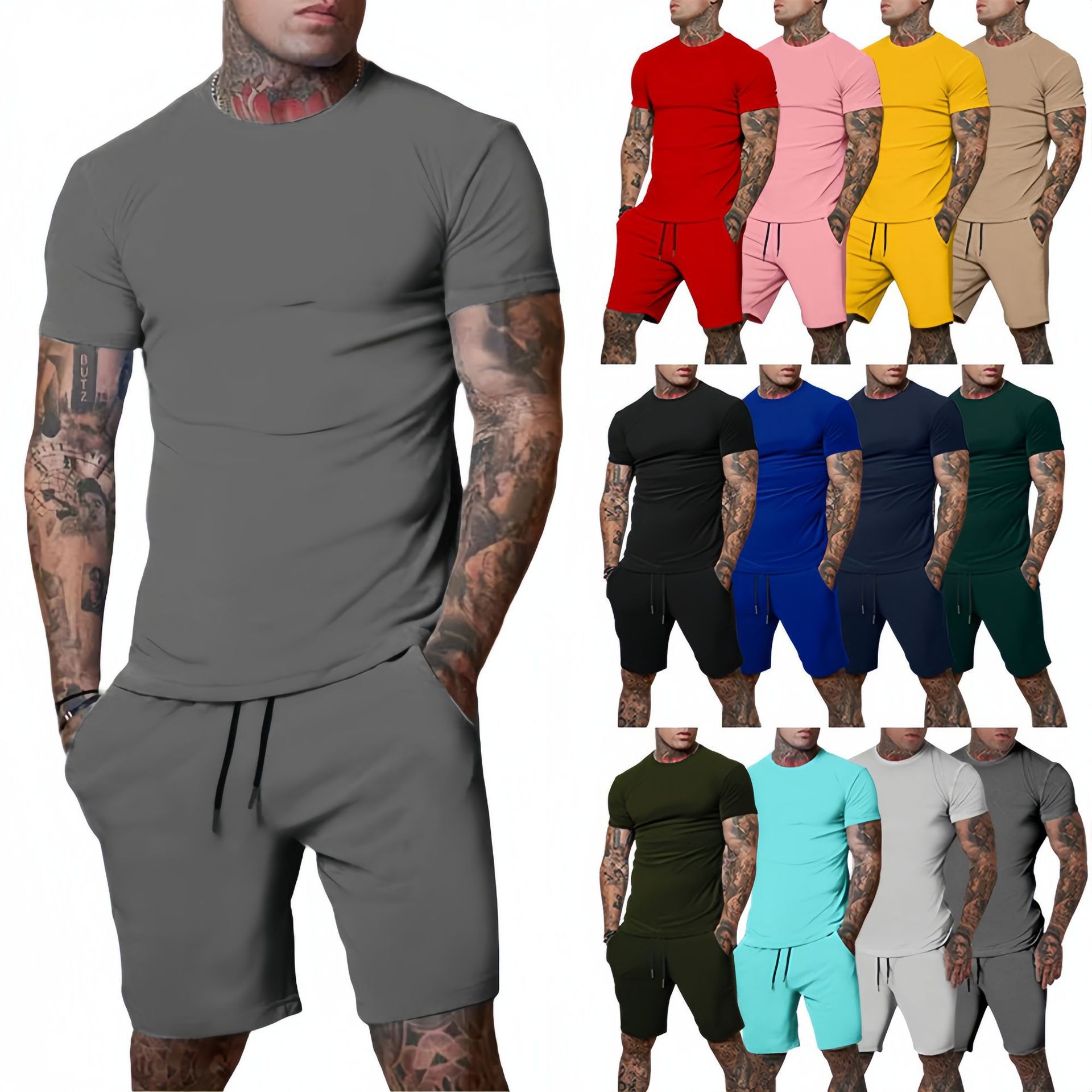 Men'S Fashion Looks - Ensemble de sport d'été décontracté et