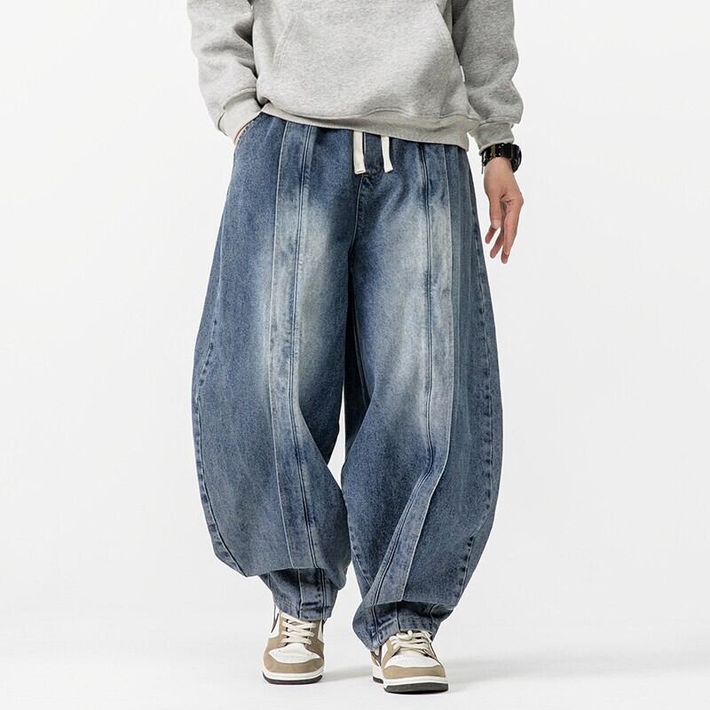 Jeans Pants Fashion Men - 2025 nouveau sarouel Vintage hommes lâche