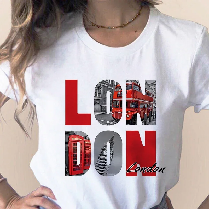 York Men'S Fashion - Mode ville imprimé T-shirt Paris Londres