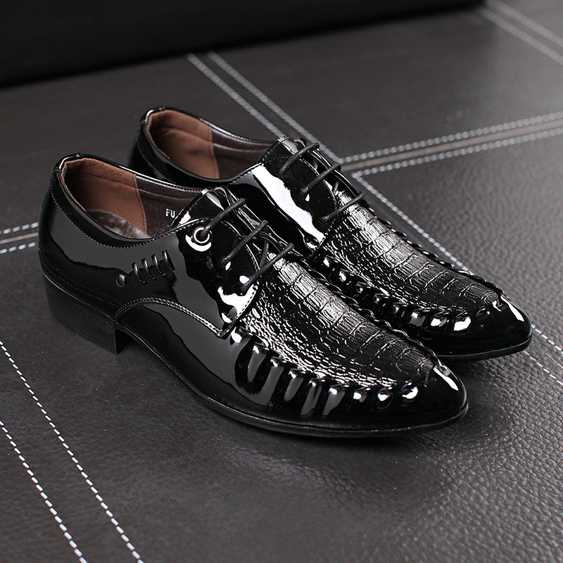 Oxford Shoes Brogue - Chaussures en cuir à lacets pour