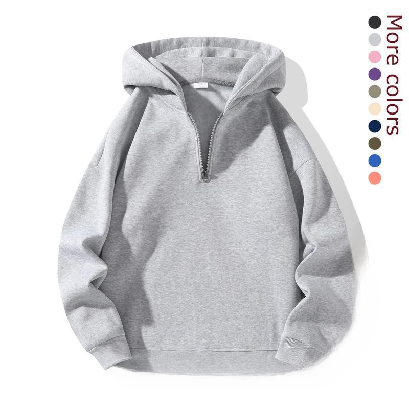 Mens Fashion Quarter Zip - Sweat-shirt à capuche élégant pour homme,