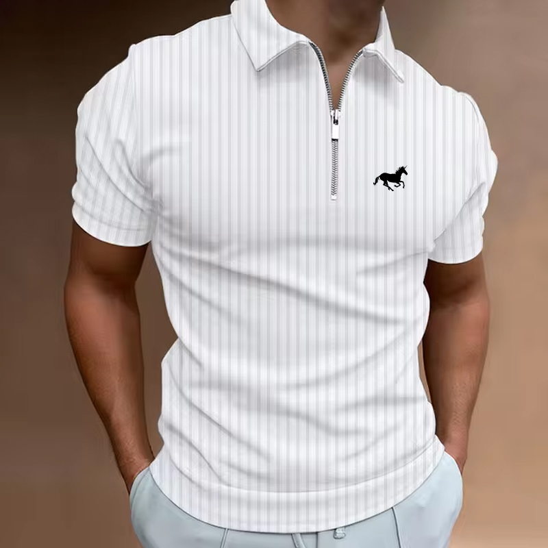 Été hommes chemise de Golf Pol - Mens Fashion Quarter Zip avis et prix