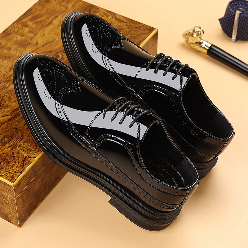 Chaussures habillées en cuir v - Oxford Shoes Brogue avis et prix