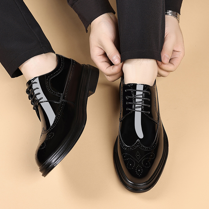 Chaussures habillées en cuir v - Oxford Shoes Brogue avis et prix