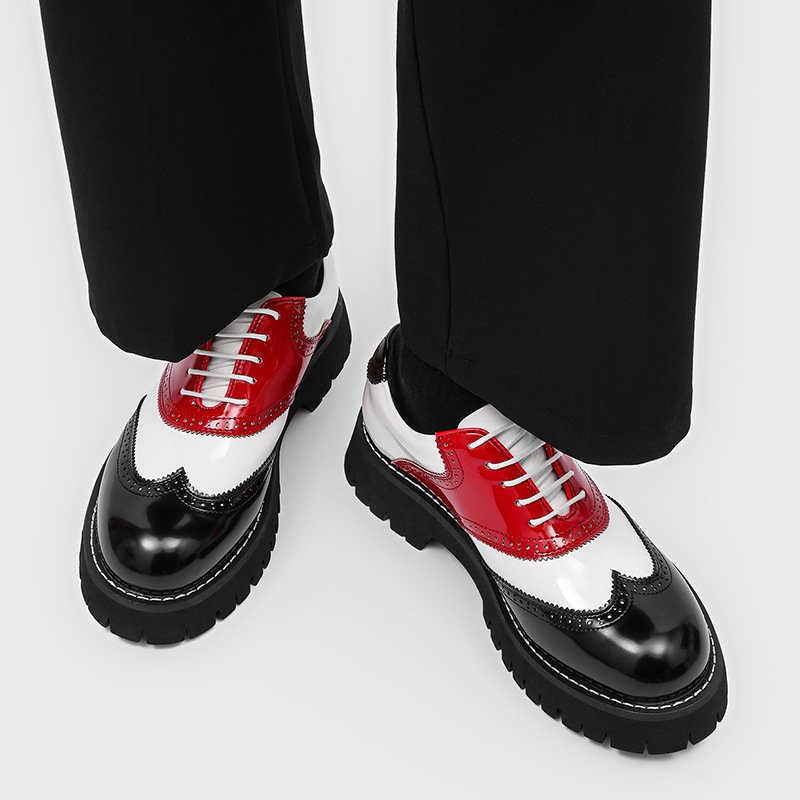 Chaussures plateforme hip hop  - Oxford Shoes Brogue avis et prix