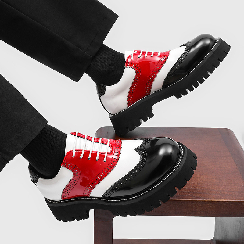 Chaussures plateforme hip hop  - Oxford Shoes Brogue avis et prix