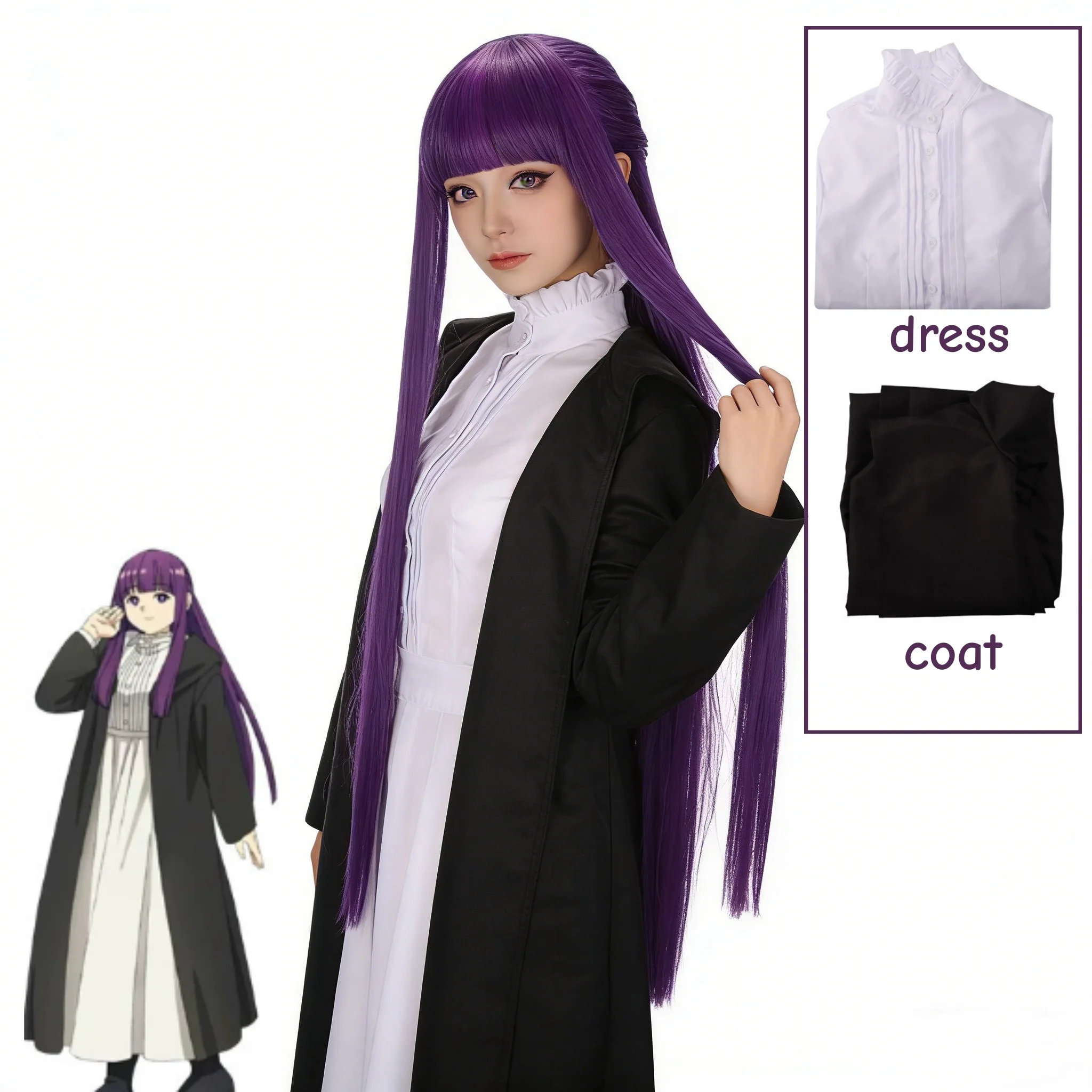 Costume de cosplay Frieren Fer - Trench Coat Men avis et prix