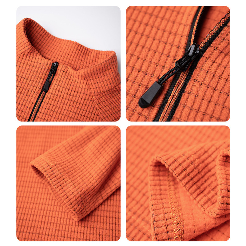 QICHE T-shirt à manches longue - Mens Fashion Quarter Zip avis et prix