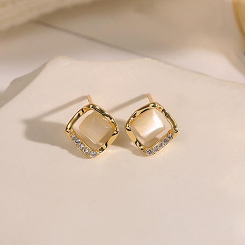 Boucles d'oreilles carrées en  - Fashion Men Vogue avis et prix