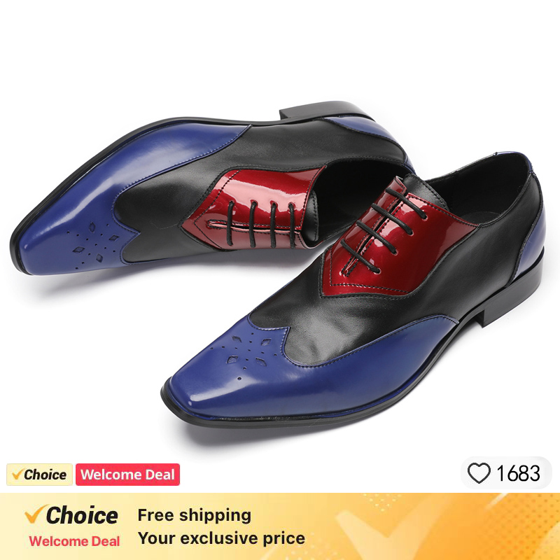 OXFORD-Chaussures de Luxe en C - Oxford Shoes Brogue avis et prix