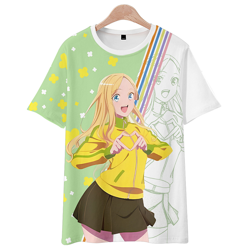 Anime Narenare imprimé en 3D - - Graphic Tee Oversized avis et prix