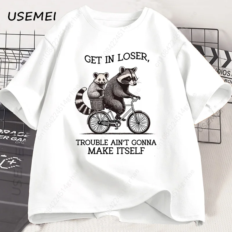 T-shirt « Get in Loser » avec  - Graphic Tee Oversized avis et prix