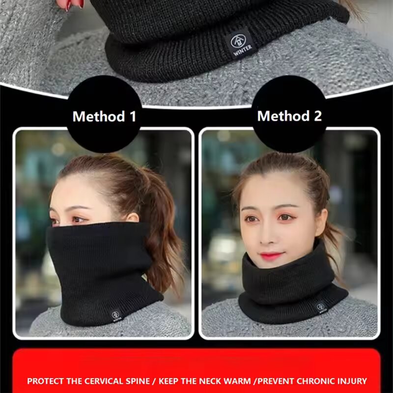 Écharpe de cou tricotée chaude - Men Scarf Wool avis et prix