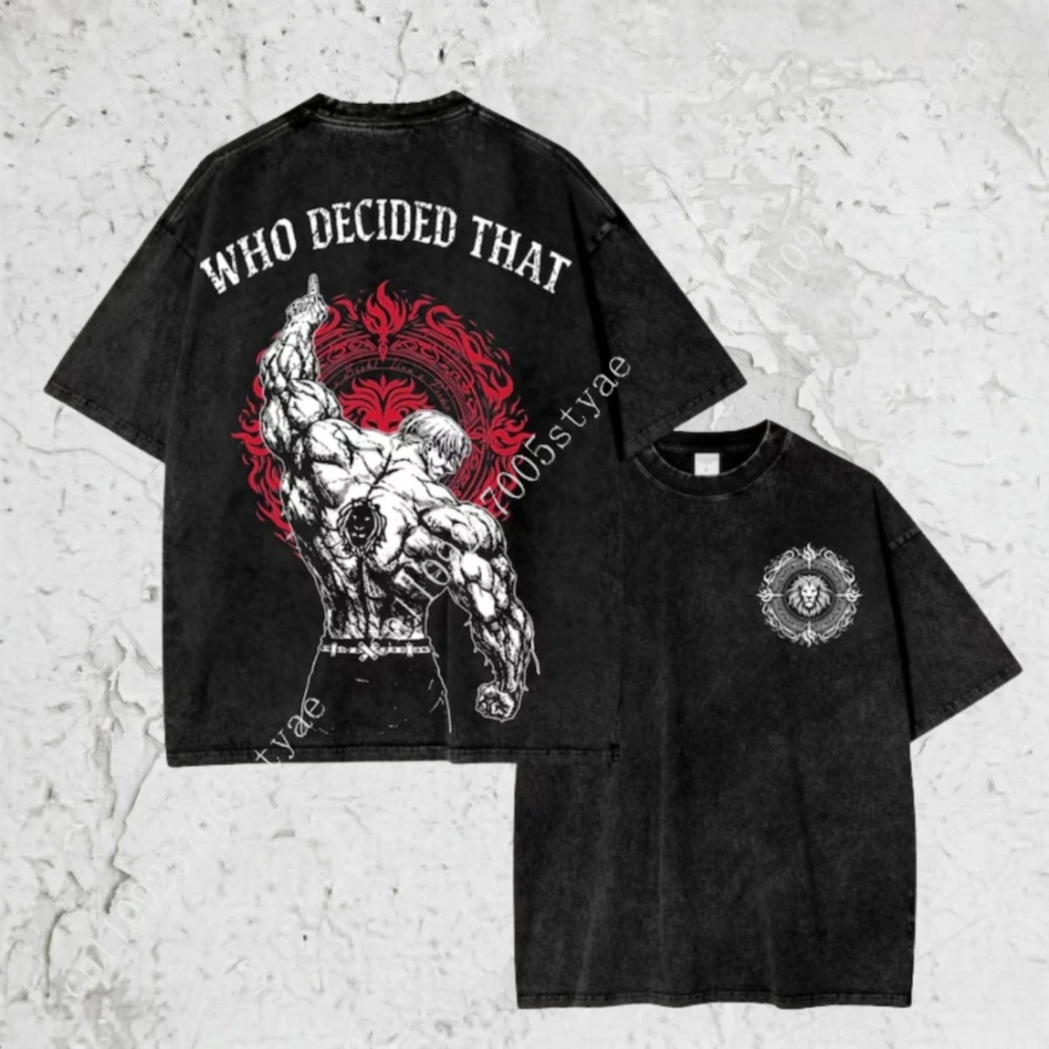 T-shirt vintage délavé, T-shir - Graphic Tee Oversized avis et prix