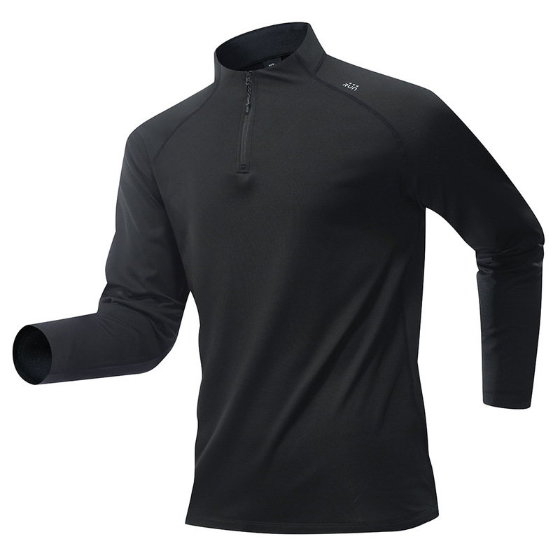 QICHE T-shirt de sport pour ho - Mens Fashion Quarter Zip avis et prix