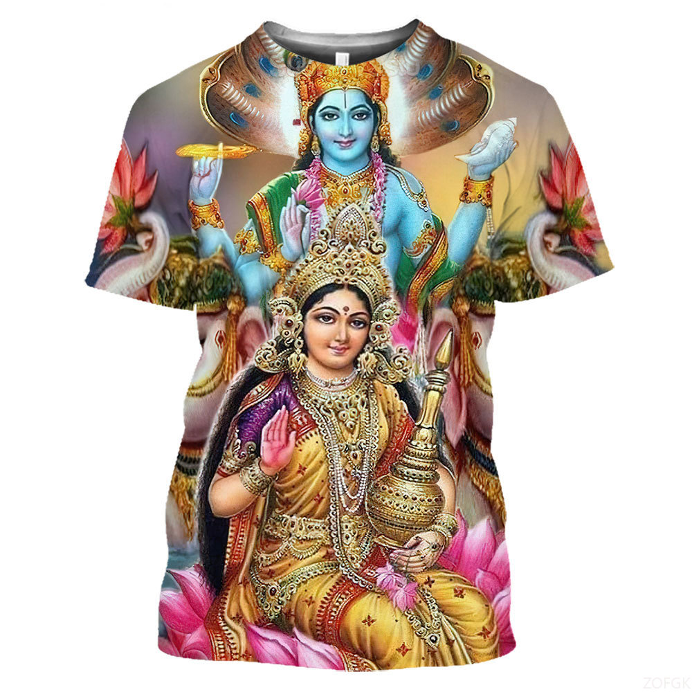 Mode d'été divinités indiennes - Graphic Tee Oversized avis et prix