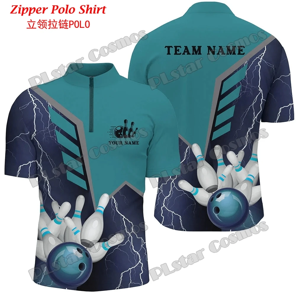 Nom personnalisé Bowling Team  - Mens Fashion Quarter Zip avis et prix