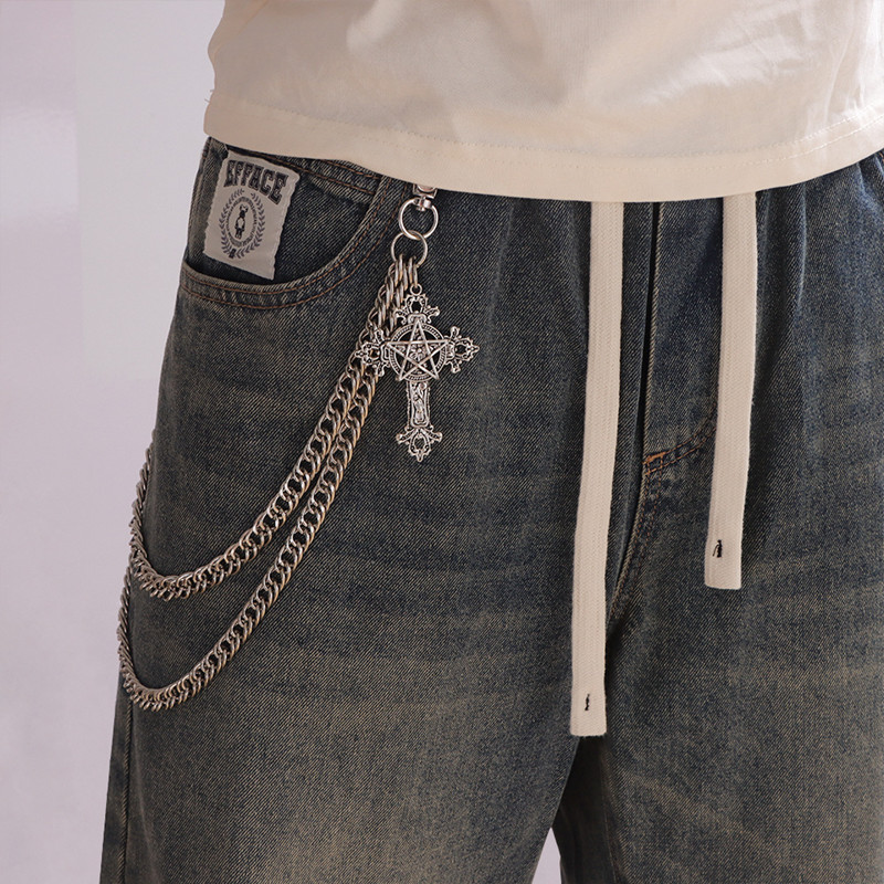 Chaîne de pantalon en métal Pu - Jeans Pants Fashion Men avis et prix