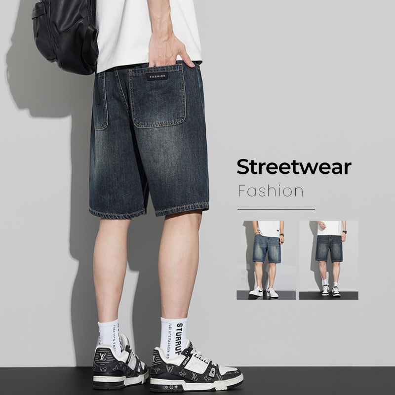 Short en Denim Vintage pour ho - Jeans Pants Fashion Men avis et prix