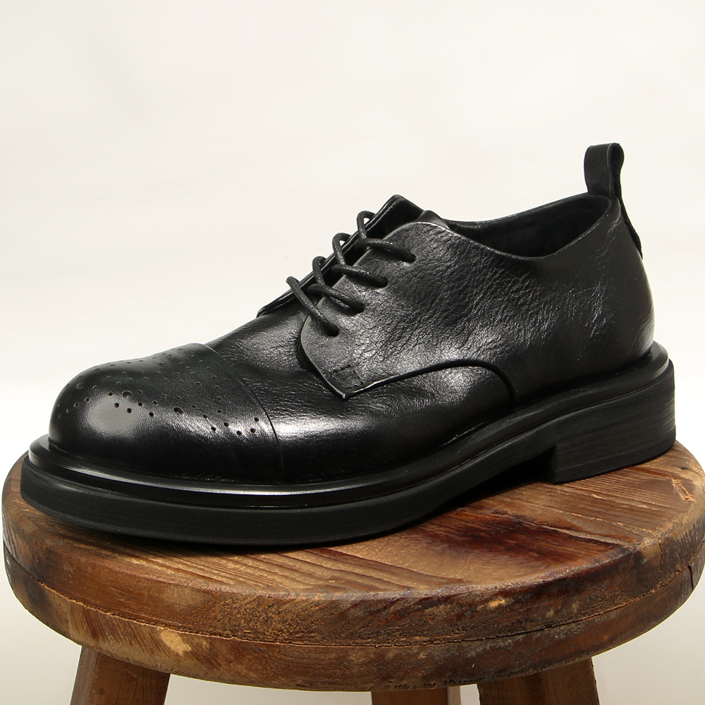 Top qualité en cuir véritable  - Oxford Shoes Brogue avis et prix