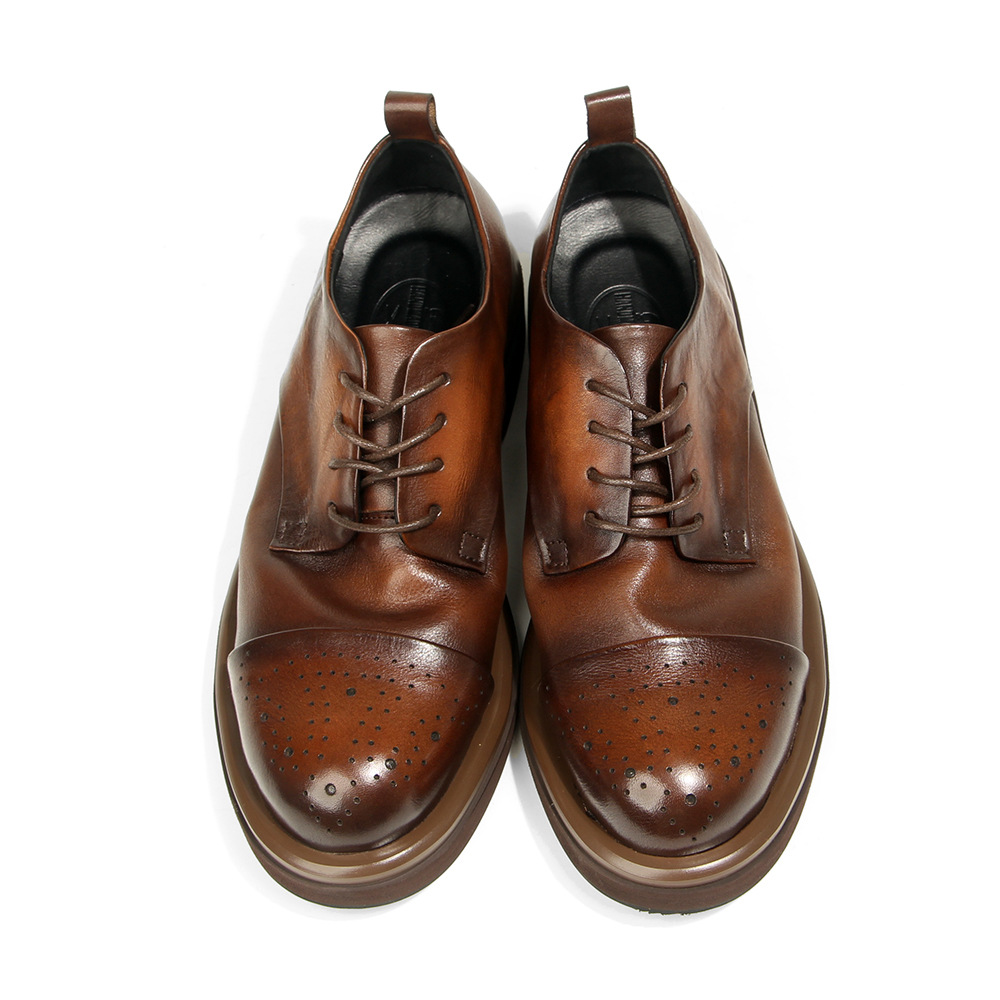 Top qualité en cuir véritable  - Oxford Shoes Brogue avis et prix