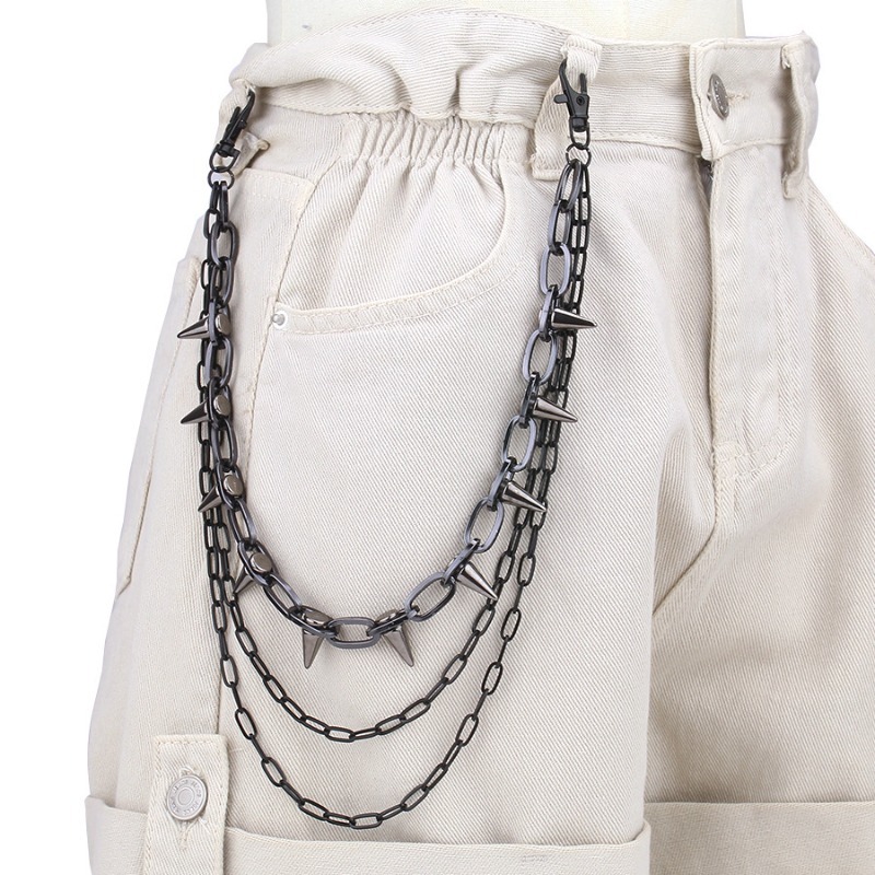 Hip Hop Punk Rock métal pantal - Jeans Pants Fashion Men avis et prix