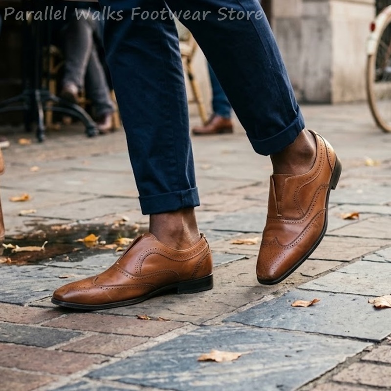 Chaussures Richelieu en cuir m - Oxford Shoes Brogue avis et prix