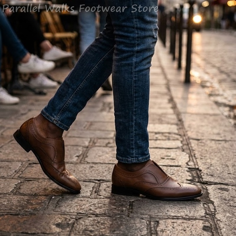 Chaussures Richelieu en cuir m - Oxford Shoes Brogue avis et prix