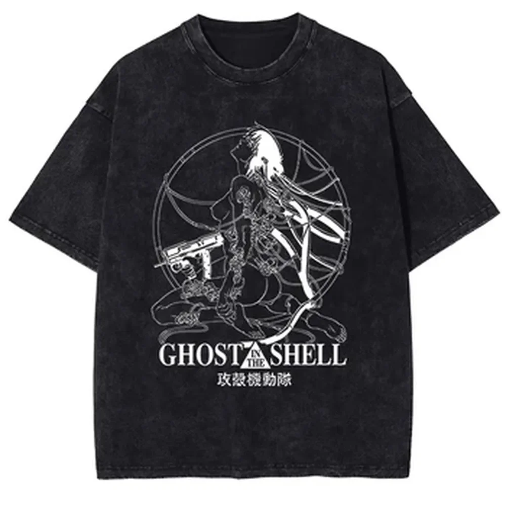 T-shirt graphique manga Ghost  - Graphic Tee Oversized avis et prix