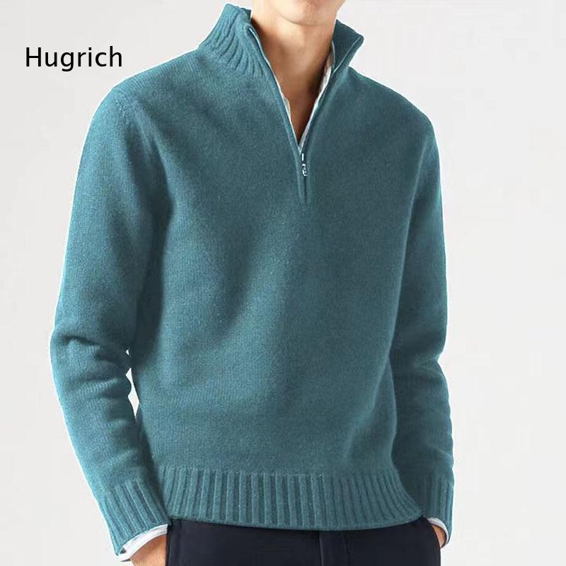 Pull en maille à col montant e - Mens Fashion Quarter Zip avis et prix