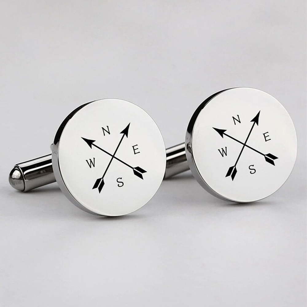 Boutons de manchette ronds gra - Mens Fashion Dress Shirts avis et prix