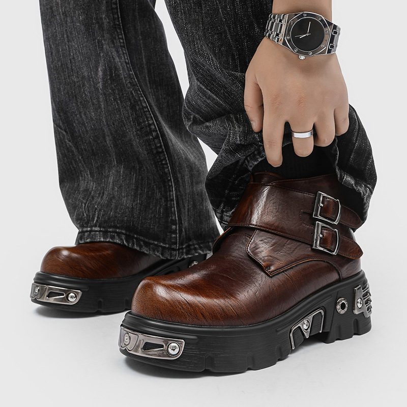 Grande taille hommes mode punk - Men'S Fashion Footwear avis et prix