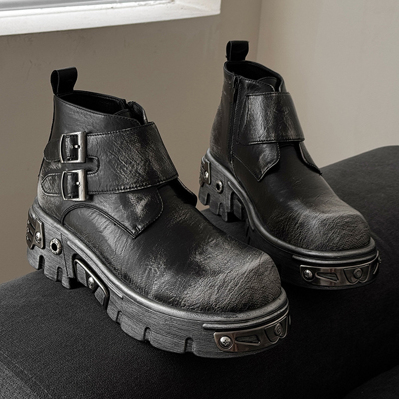 Grande taille hommes mode punk - Men'S Fashion Footwear avis et prix