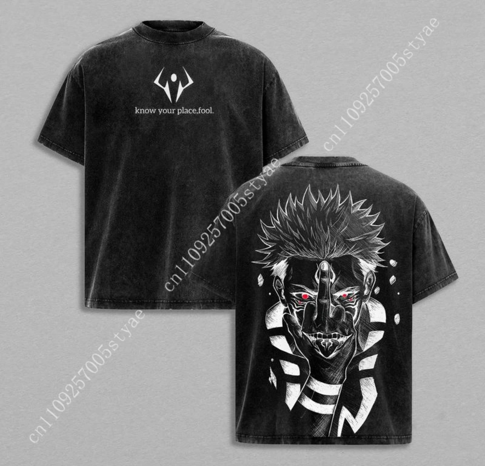 T-shirt graphique Anime Ryomen - Graphic Tee Oversized avis et prix
