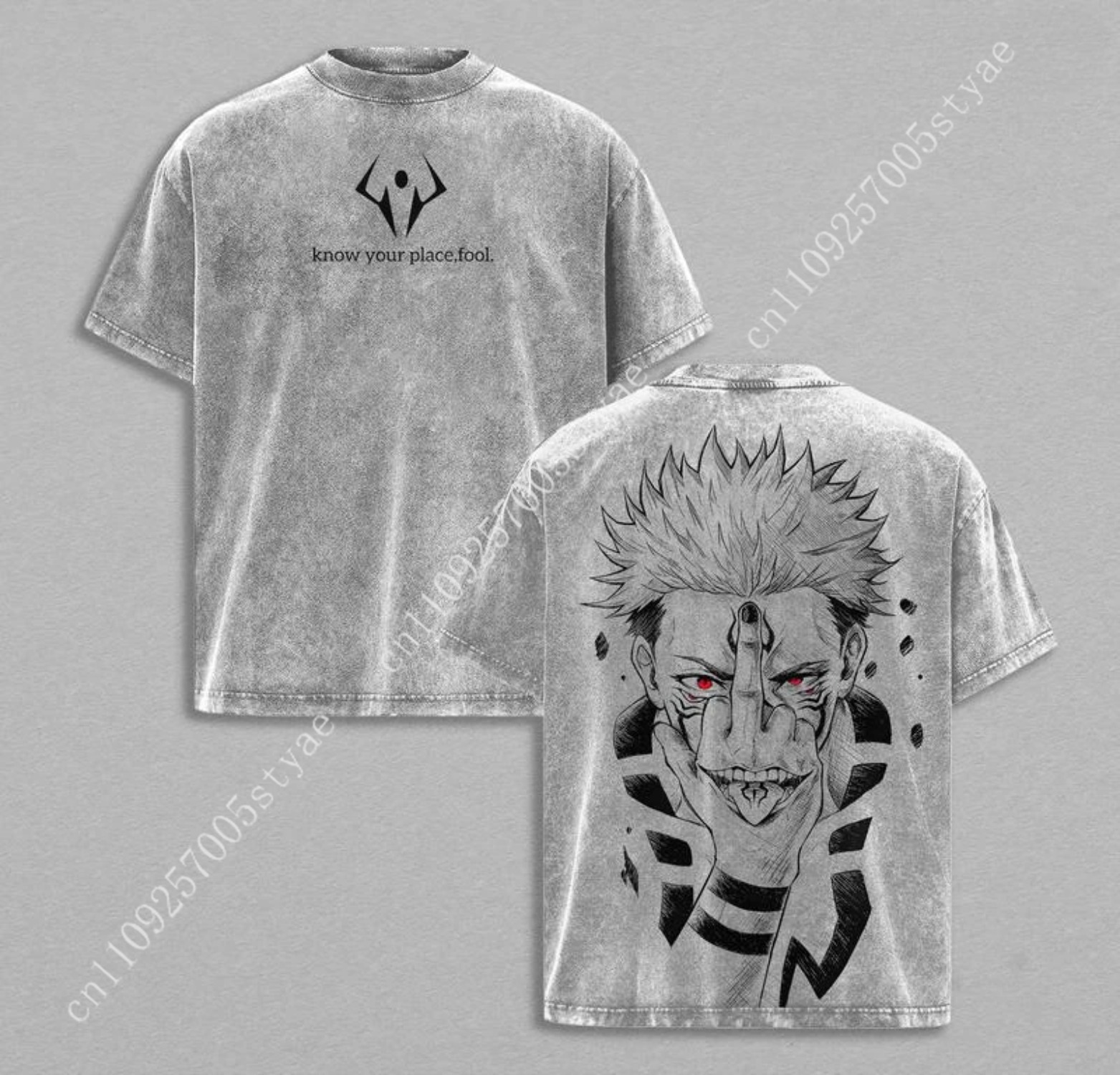T-shirt graphique Anime Ryomen - Graphic Tee Oversized avis et prix