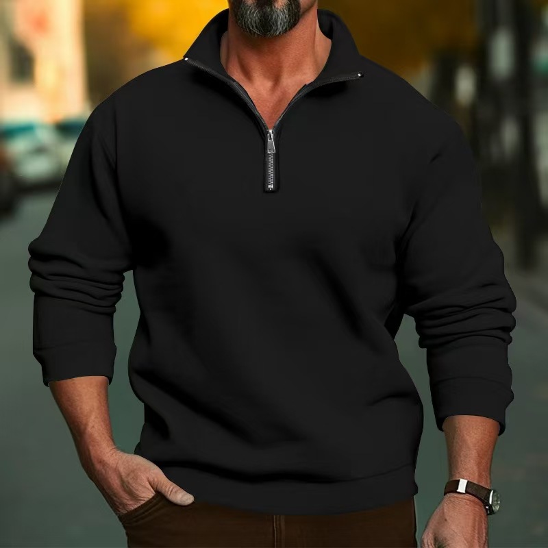 Sweat-shirt à demi-zip pour ho - Mens Fashion Quarter Zip avis et prix