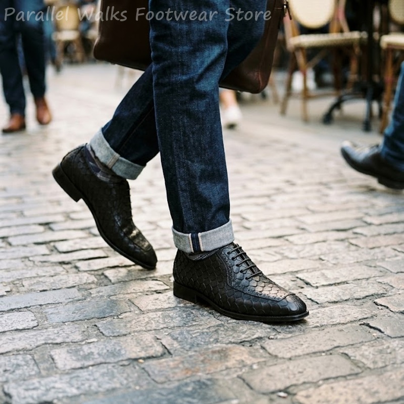 Chaussures Oxford pour hommes  - Oxford Shoes Brogue avis et prix